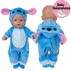 Mono pijama Stitch bebé 45cm