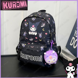 Mochila escolar negra Kuromi