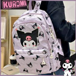 Mochila escolar lila Kuromi