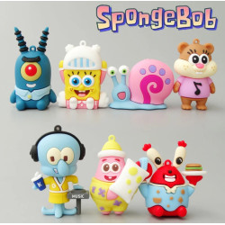 Set 7 muñecos Bob Esponja...