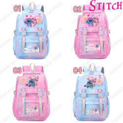 Mochila niña Stitch y Angel