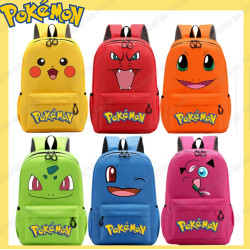 Mochila escolar Pokémon emojis