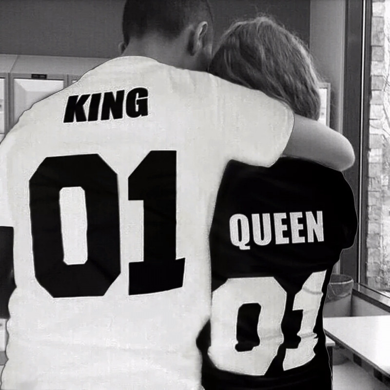 Dúo pack camisetas pareja King Queen