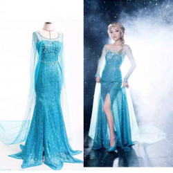 Vestido disfraz Frozen Elsa