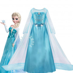 Vestido disfraz Elsa - Frozen