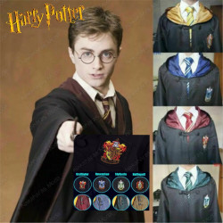 Disfraz capa corbata Harry...