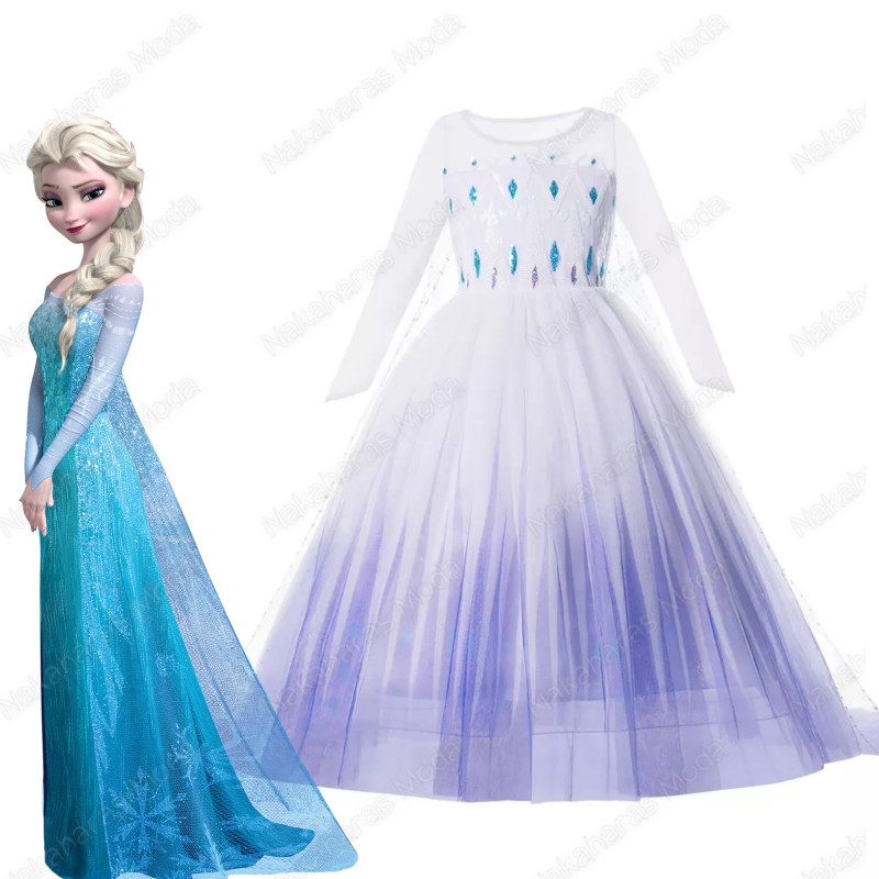 Disfraz vestido Elsa - Frozen