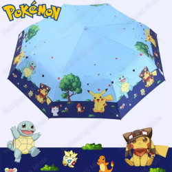 Paraguas Pikachu Squirtle -...