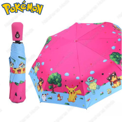 Paraguas rosa Pikachu...