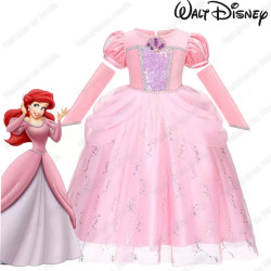Disfraz Ariel vestido rosa...