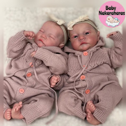Set muñecas gemelas bebe...