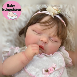 Muñeca bebé reborn dormida...